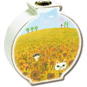 ユーパワー フラワーベース 糸井忠晴 「ネコとひまわり畑」 生活用品・インテリア・雑貨 花 花瓶生活用品・インテリア・雑貨 花 花瓶