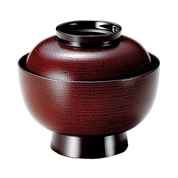 4.5寸 雑煮椀 / お椀 【溜刷毛目内黒 TA】 直径132×高さ116 （83）mm 日本製 食洗機対応 〔和食 レストラン 居酒屋 店舗 業務用 キッチン 厨房 お店〕 【 キッチン用品・食器・調理器具 日用雑貨・キッチン用品 食器・カトラリー・グラス お椀 皿 】