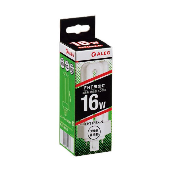 ブライトライト ALEG FHT蛍光灯16W 昼白色 FHT16EX-N 1個 ダウンライトや照明器具に使う小型の蛍光灯生..