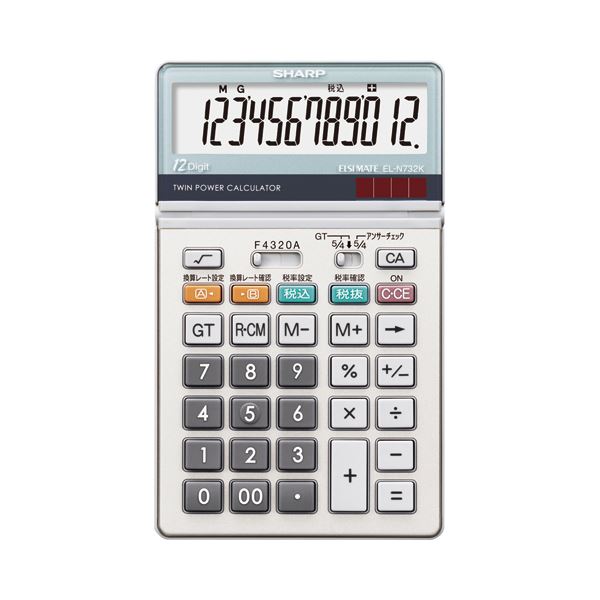 SHARP シャープ SHARP 実務電卓 12桁 ナイスサイズ EL-N732K-X 1台 【×5セット】 【お徳用 まとめ買い お買い得 業務用 割引 セット販売】 日用品雑貨・文房具・手芸 文房具・事務用品 文具 オフィス用品 文房具 事務用品 電卓