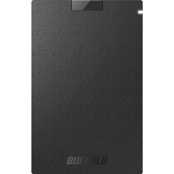 バッファロー USB3.2 (Gen1) ポータブルSSD Type-A 250GB ブラック SSD-PG250U3-BC