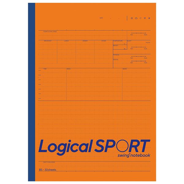 ロジカルスポーツノート ノ-B590A-OR オレンジ 【×20セット】 【お徳用 まとめ買い お買い得 業務用 割引 セット販売】 日用品雑貨・文房具・手芸 文房具・事務用品 文具 オフィス用品 文房具 事務用品 ノート・紙製品 ノート・レポート紙 a-gallery-10463113 開店20周年 世田谷家具インテリア サンプル画像2