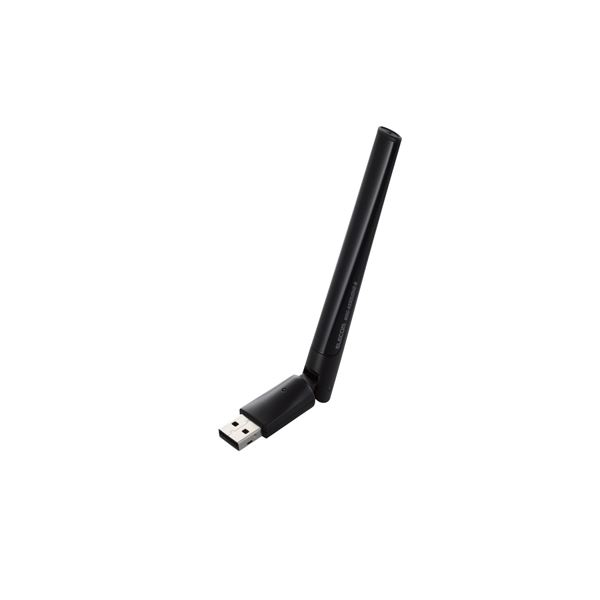 ELECOM エレコム PC機器 無線LAN子機 11ac / n / a / g / b 433+150Mbps USB2.0用ハイパワーアンテナ WDC-433DU2H2-B