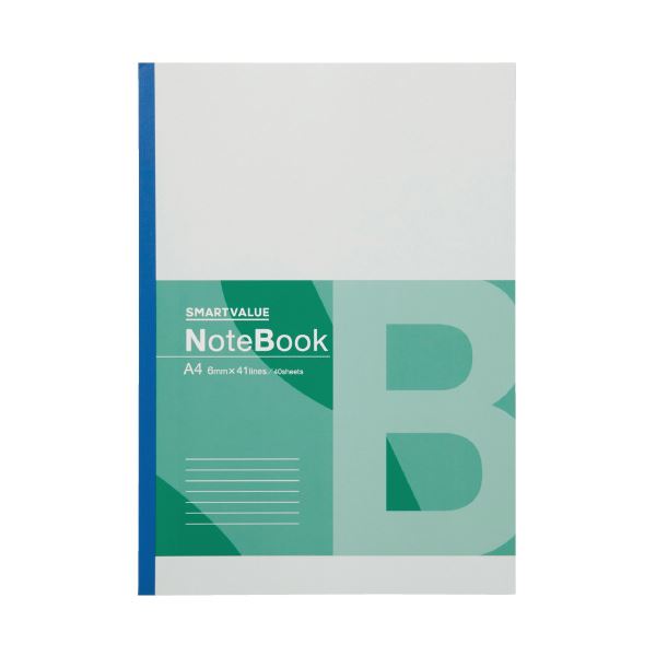 スマートバリュー 再生紙ノート A4 B罫 1冊 P068J 【×50セット】 【お徳用 まとめ買い お買い得 業務用 割引 セット販売】 日用品雑貨・文房具・手芸 文房具・事務用品 文具 オフィス用品 文房具 事務用品 ノート・紙製品 ノート・紙製品(3)