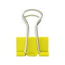TANOSEE 【お徳用セット】 TANOSEE ダブルクリップ 中 口幅25mm イエロー 1箱 (10個) 【×100セット】 【お徳用 まとめ買い お買い得 業務用 割引 セット販売】 日用品雑貨・文房具・手芸 文房具・事務用品 文具 オフィス用品 文房具 事務用品 クリップ