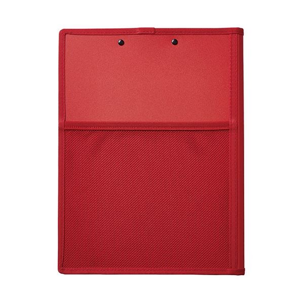 開店20周年 世田谷家具インテリアの【キングジム 事務用品 KING JIM 】 オールインクリップボード （カバー付き） A4タテ 赤 5995アカ 1枚 【×5セット】 【 まとめ買い お買い得 業務用 割引 オフィス用品 文房具 事務用品】 ファイル・バインダー クリップボード・クリップファイル｜アングル2
