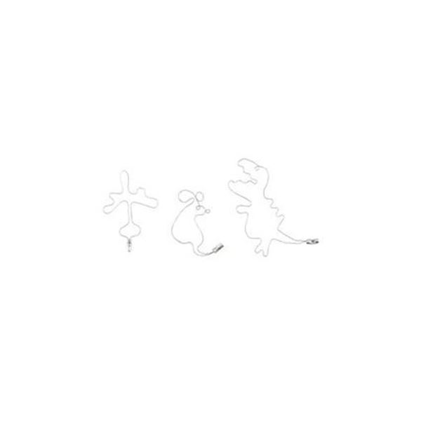 形状記憶合金 3種 (飛行機・ねずみ・恐竜) ホビー 玩具 遊び道具 おもちゃ 科学・研究・実験 おもしろ実験 科学・研究・実験 おもしろ実験