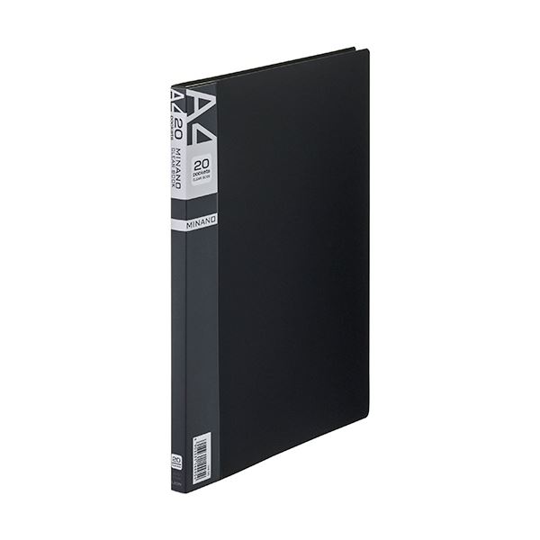 【ライオン事務器 lion 事務 事務用文具】 クリアーブックMINANO （ミナノ） A4タテ 20ポケット 背幅14..