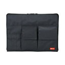リヒトラブ (LIHITLAB) バッグ イン バック A4 黒 A-7554-24 【×3セット】 【お徳用 まとめ買い お買い得 業務用 割引 セット販売】(2)