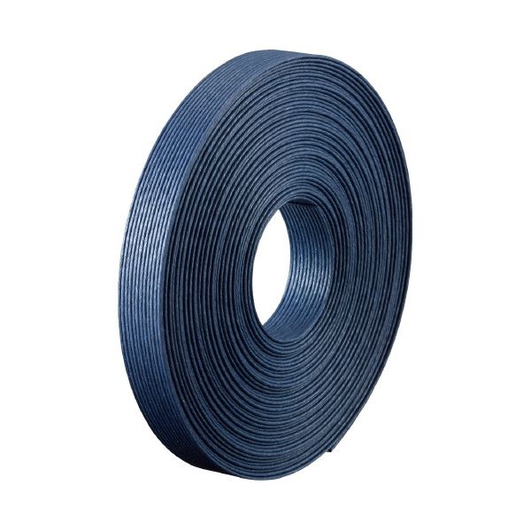紙バンド 10m巻 紺 （×10セット） 【お徳用 まとめ買い お買い得 業務用 割引 セット販売】 日用品雑貨・文房具・手芸 文房具・事務用品 文具 オフィス用品 文房具 事務用品 結束バンド