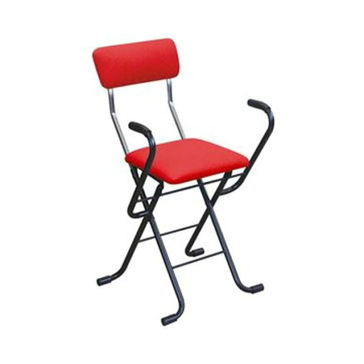 折りたたみ椅子 幅46cm レッド×ブラック 日本製 スチール 肘付き 完成品 1脚販売 リビング 在宅ワーク インテリア家具 プロワークチェア 折りたたみ椅子 折り畳み椅子 折りたたみチェア 折り畳みチェア 学習椅子 ワークチェア 折りたたみ椅子 幅46cm レッド×ブラック 日本製 スチール 肘付き 完成品 1脚販売 リビング 在宅ワーク インテリア家具 プロワークチェア 折りたたみ椅子 折り畳み椅子 折りたたみチェア 折り畳みチェア 学習椅子 ワークチェア