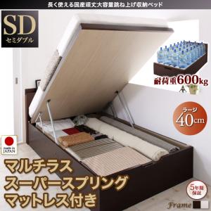【フランスベッド社製 国産マットレス】 日本製 国産ベッド 国産 頑丈 大容量 跳ね上げ式ベッド 収
