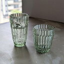 GREEN COLOR GLASS - Tumbler (L)　ガラス　コップ　レトロ　グリーン　オシャレ　シンプル　ギフト