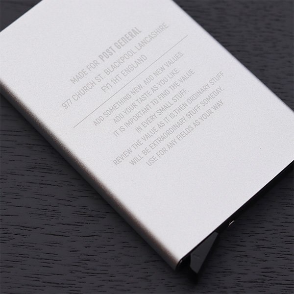 スライディングクレジットカードケース カード収納 キャッシュカード 薄型 オシャレ シンプル