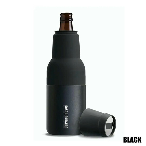 2WAY BOTTLE COOLER　2WAYボトルクーラー 真空構造 栓抜き 瓶用クーラー 缶用クーラー 保温・保冷対応 ..