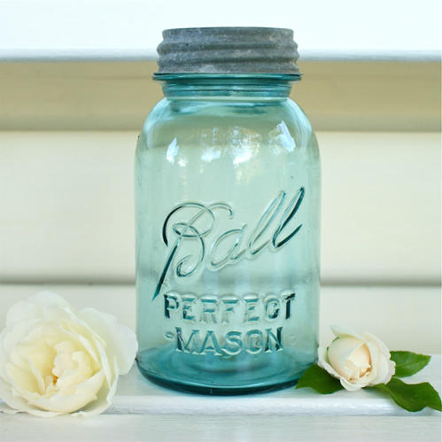 Vintage Ball mason jar/ビンテージ　ボール　メイソンジャー【ガラス瓶　保存瓶　密封瓶　アンティーク　ビンテージ　アメリカ　ボール　ジャー】