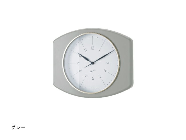 Loska ロスカ ウォールクロック壁掛時計 ホワイト ナチュラル [2]