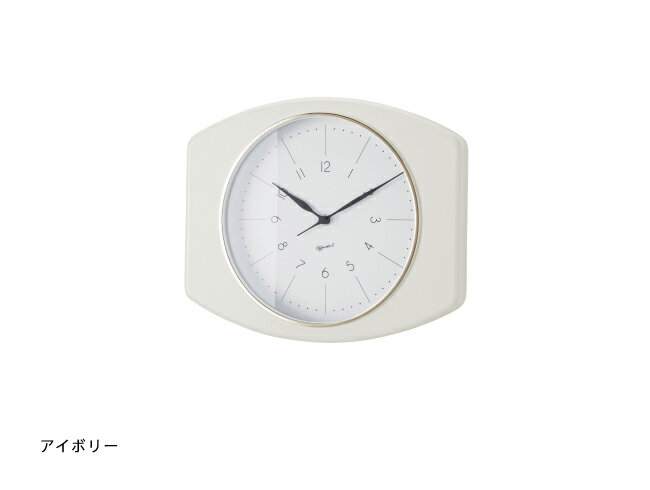 Loska ロスカ ウォールクロック壁掛時計 ホワイト ナチュラル [3]