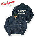 Sǂł  IH~VIy CUSHMAN z13.5oz DENIM 2ND.MODEL JACKET|EMBROIDERY|yNbV}zYfB[X AJWRbg100 hJ fjWPbg 2nd GW 21352E