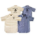 全国どこでも送料無料 !春夏新作!【CUSHMAN】シャンブレーワークシャツ(HUNGRY WOLF)【クッシュマン】メンズ レディース 半袖シャツ 綿100%...