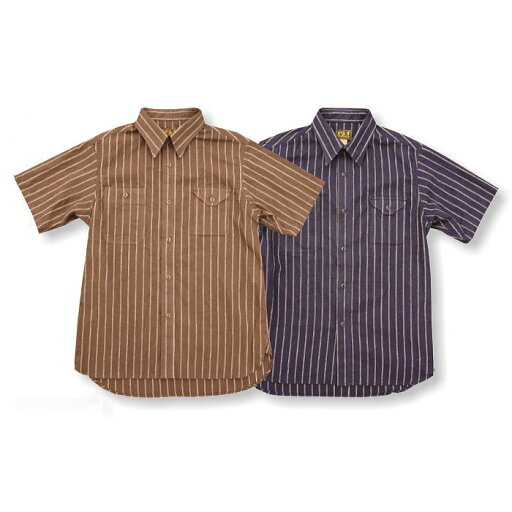 全国どこでも 送料無料 !春夏新作!【CUSHMAN】C/L ストライプワークシャツ コットン86%リネン14%【クッシュマン】メンズ&レディース 半袖シャツ 綿麻 全国どこでも 送料無料 !春夏新作!【CUSHMAN】C/L ストライプワークシャツ コットン86%リネン14%【クッシュマン】メンズ&レディース 半袖シャツ 綿麻