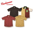全国どこでも 送料無料 !春夏新作!【CUSHMAN】レーヨンオープンカラーシャツ【クッシュマン】 レーヨン100%メンズ&レディース 半袖シャツ アメカジ 2...