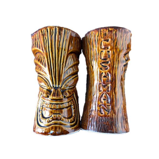 全国どこでも 送料無料 !!春夏新作!!【 CUSHMAN 】TIKI ビアーマグ【 クッシュマン 】メンズ&レディース CERAMICS カップ