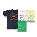 全国どこでも 送料無料 ！春夏新作！【CUSHMAN】リサイクルコットンTee(MARSHALL HIGH SCHOOL)【クッシュマン】メンズ＆レディース 半袖Tシャツ 26287