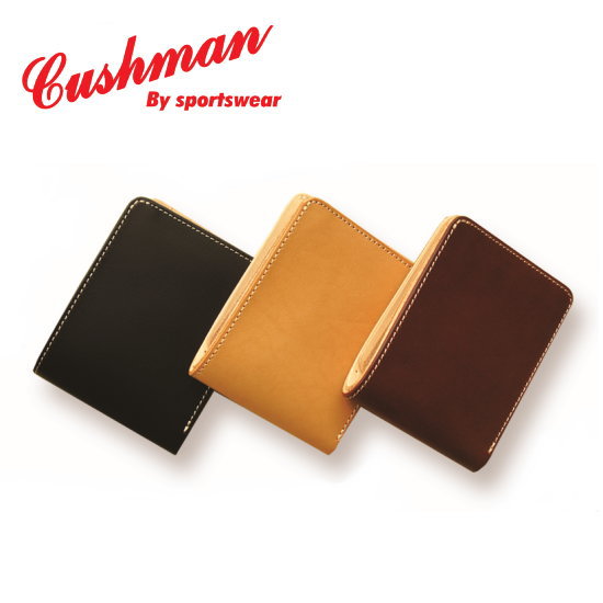 ブランド革財布（メンズ） 全国どこでも 送料無料 ！！秋冬新作！！【 CUSHMAN 】レザーウォレット カウハイド【クッシュマン】メンズ＆レディース 財布　革 29351