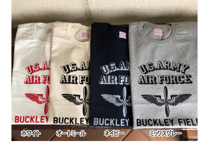 全国どこでも 送料無料 ！！春夏新作！！【 CUSHMAN 】スペシャル プリントTee （U.S.ARMY　AIR　FORCE）コットン100％【クッシュマン 】メンズ＆レディース 半袖Tシャツ 綿100％ アメカジ 26810 3