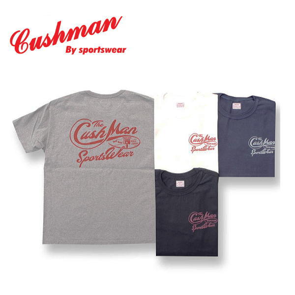 【 CUSHMAN 】SPL PRINT TEE スペシャル プリントTee （CUSHMAN）コットン100％【クッシュマン 】メンズ＆レディース 半袖Tシャツ 綿100％ アメカジ 26837