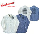 全国どこでも 送料無料 !秋冬新作!【CUSHMAN】シャンブレーワークシャツ(Bonney & Bills)【クッシュマン】メンズ&レディース 長袖シャツ コットン100% 25570(4)