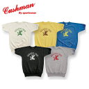 全国どこでも 送料無料 ！！春夏新作！！【 CUSHMAN 】ミニパイル半袖スウェットTee【クッシュマン 】メンズ＆レディース 半袖Tシャツ コットン 綿100％ アメカジ 26800