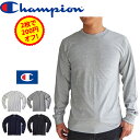 【2枚で200円引きクーポン】 チャンピオン ロンt ロングスリーブtシャツ CHAMPION メンズ 無地 長袖tシャツロングtシャツ USA ロンティー ロンtシャツ 袖ロゴ