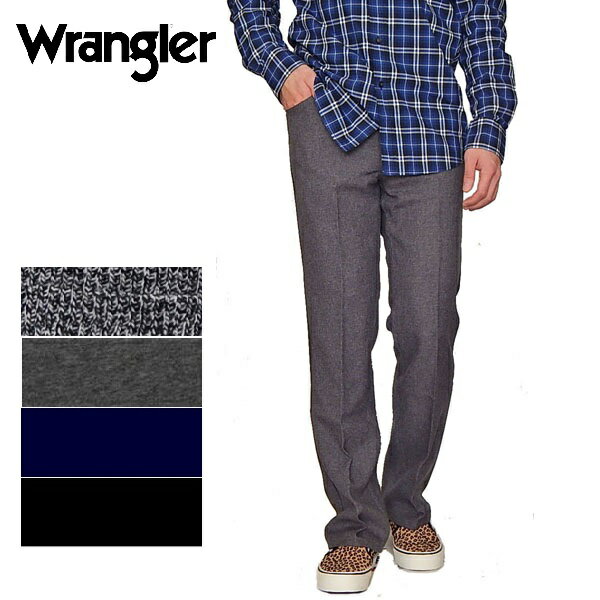 ラングラー ジーンズ メンズ WRANGLER ラングラー ランチャー ドレスジーンズ スラックス パンツ ブーツカット ブラック 黒 USA ポリパンツ