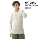 100％コットン INDERA MILLS インデラミルズ 839ls サーマル ロンt 長袖Tシャツ ワッフル