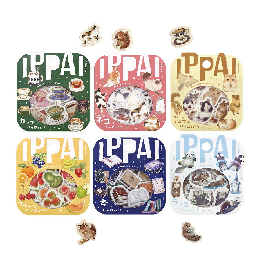 BGM フレークシール 箔押し IPPAI vol.5 全6種