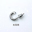 【Crescent Luna(クレセントルナ)】DIAGONAL PIERCE(片耳用/1個 ピアス フープピアス Silver925 アクセサリー ギフト プレゼント)