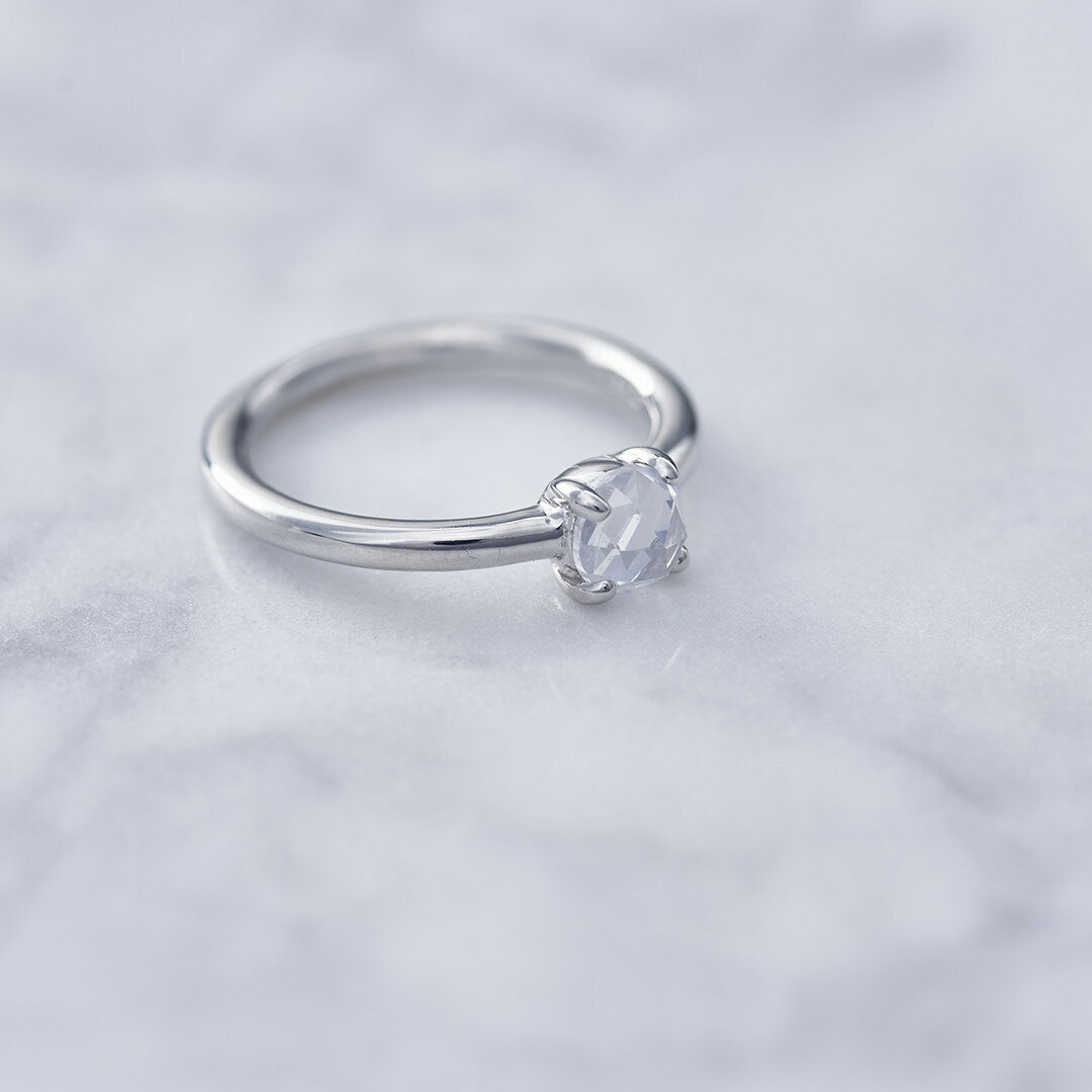 楽天A-SELECT【Crescent Luna（クレセントルナ）】COMPROMISO RING（リング 指輪 Silver925 キュービックジルコニア シンプル アクセサリー ギフト プレゼント）