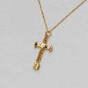 【mouchu(マウチュ)】Bat Cross Gold(ネックレス Silver925 キュービックジルコニア コウモリモチーフ アクセサリー ギフト プレゼ...