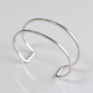 【mouchu(マウチュ)】Wide Bangle(ブレスレット バングル Silver925 アクセサリー ギフト プレゼント)