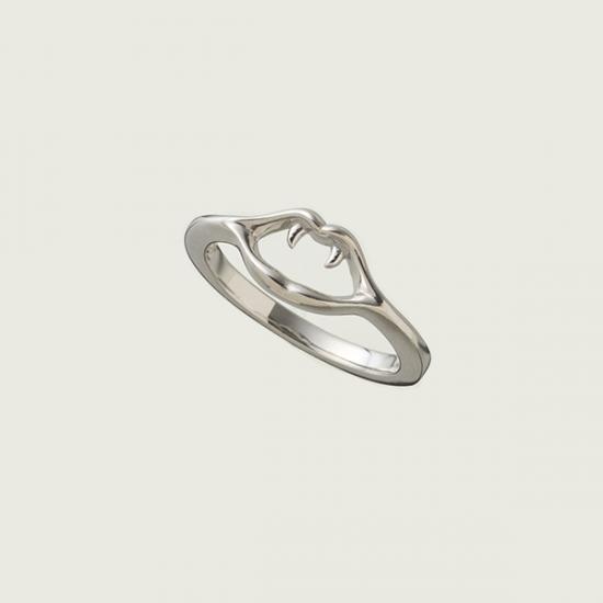 楽天A-SELECT【mouchu（マウチュ）】Fang Small Ring Silver（リング 指輪 Silver925 リップモチーフ 唇デザイン アクセサリー ギフト プレゼント）