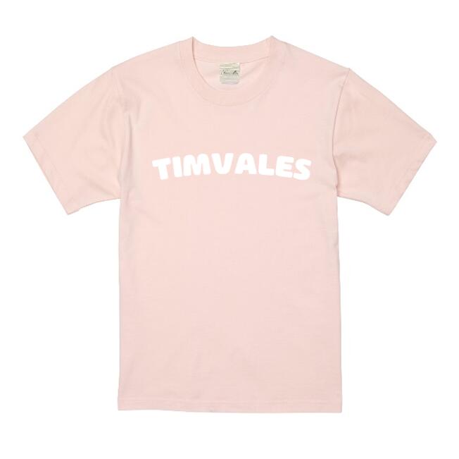 【Timvales(ティンバレス)】TVT104【PINK×WHITE】(Tシャツ アパレル 半袖 綿100% ギフト プレゼント)