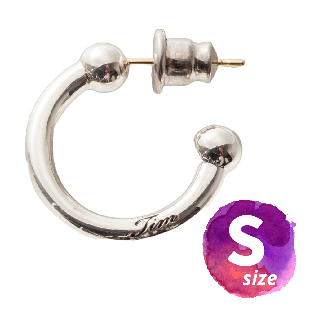 【Timvales(ティンバレス)】TVE008-S(片耳用/1個 フープピアス Silver925 K10 アレルギー軽減 アクセサリー ギフト プレゼント)