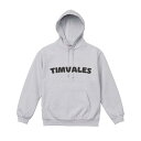 【Timvales(ティンバレス)】TVP103【ASH GRAY×BLACK】(パーカー アパレル 長袖 裏起毛 ギフト プレゼント)