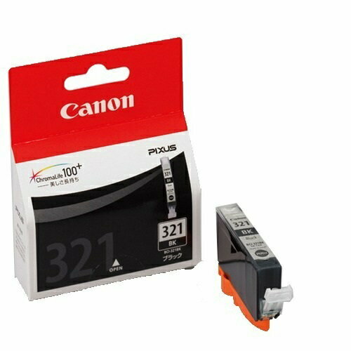 【メーカー直送・AM/PM指定のみ対応可・日祝配送指定不可】キャノンインク BCI-321BK ブラック (2927B001)