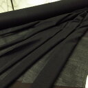 【 1m価格 】サラッと少し薄手の布芯です☆ 厚さ : 少し薄手タイプ ☆ 布接着芯 ☆ ポリエステル / 綿 ♪ ブラック / 黒 ☆≪ 日本製 布 服地 布...