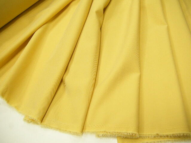 ♪ 人気のイエロー ♪【 1m〜 】綿ストレッチ生地 ♪ 大人ライトイエロー ♪ ≪ 日本製 布 服地 コットン ナチュラル ≫ 春夏物 春物 夏物 イエロー ...