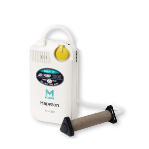 【HAPYSON/ハピソン】乾電池式エアーポンプミクロ YH-735C 静音設計 えあーぽんぷ