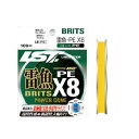 【LINE SYSTEM/システム】L-2280-A 雷魚BRITZPEX8 イエロー 80/8(LB/号) PE ライン 糸 033265